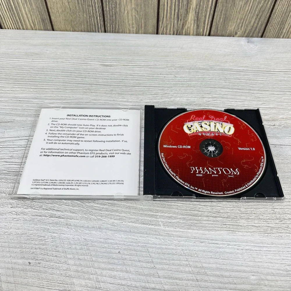 Reel Deal Casino Quest (PC CD ROM, 2002) Complete!  Tested Works - Picture 6 of 12